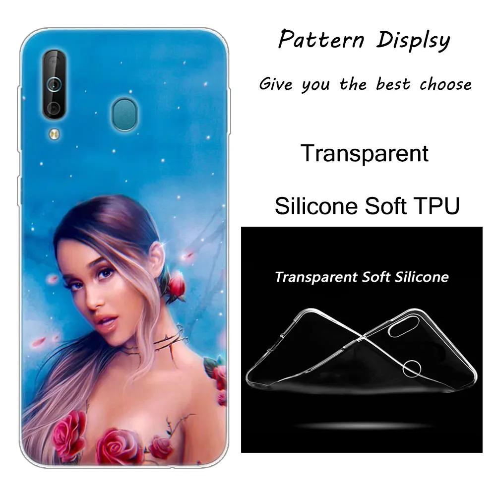 Горячая Ариана Гранде силиконовый чехол для телефона для samsung Galaxy A80 A70 A60 A50 A40 A40S A30 A20E A2CORE M40 Примечание 10 плюс 9 8 5 Мода