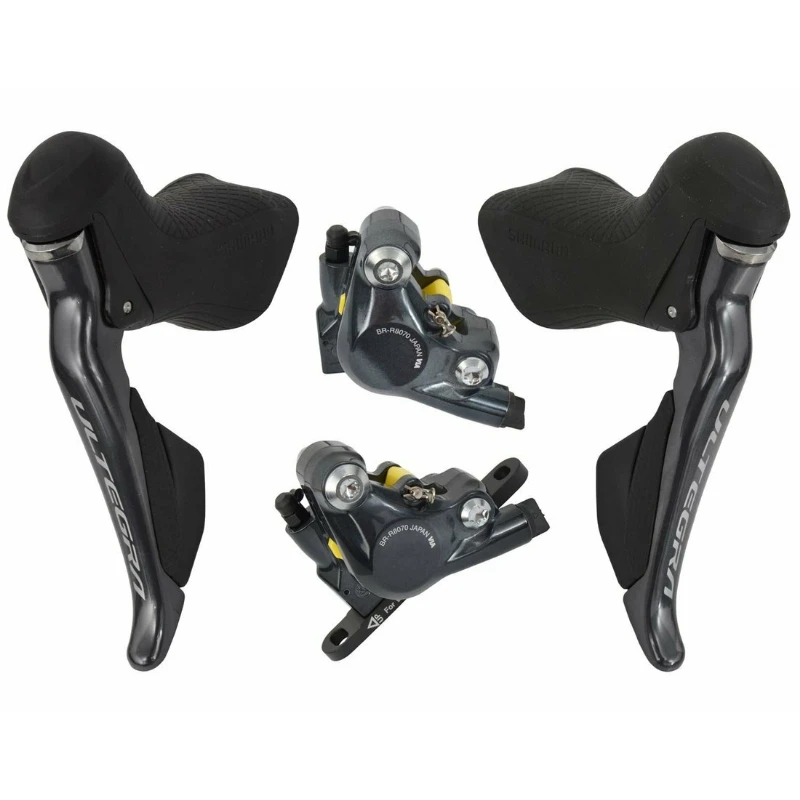 Набор дисковых тормозов shimano Ultegra Di2 2x11 speed ST R8070 + BR R8070|Велосипедный переключатель|