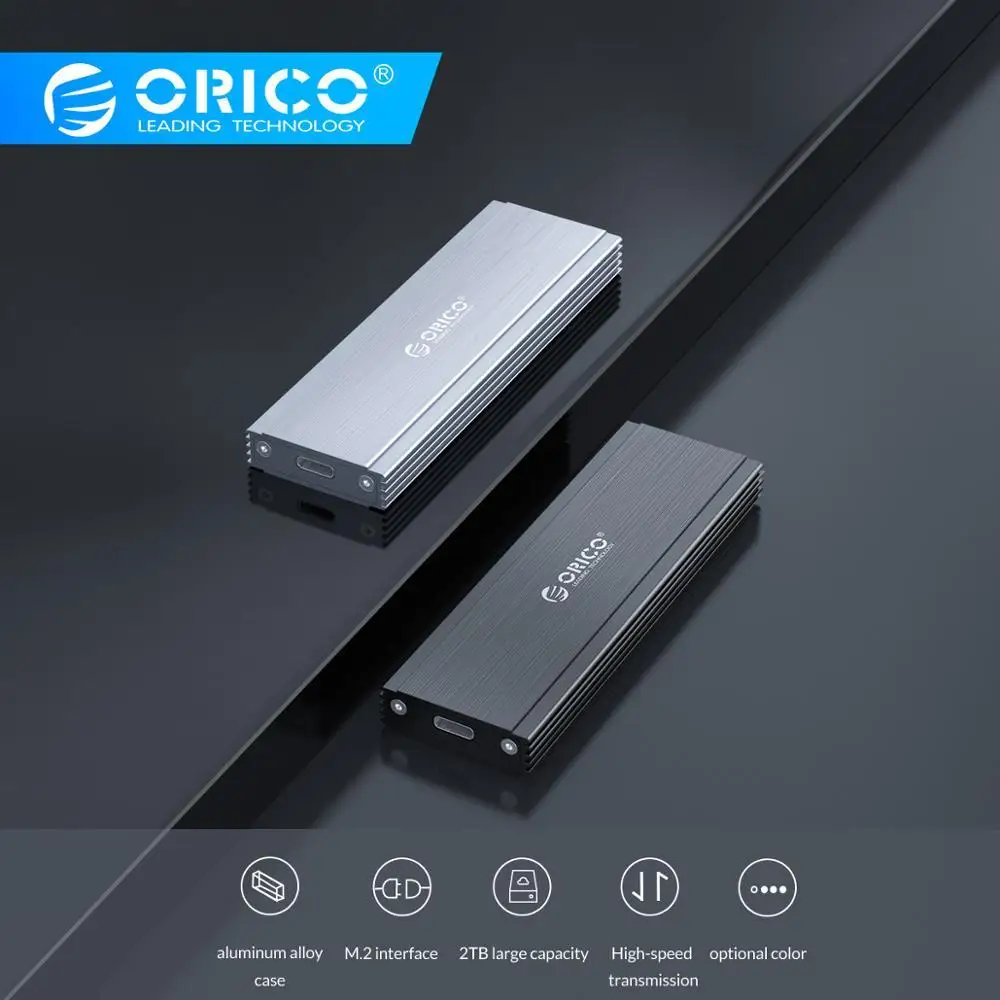 Orico m.2 мобильный твердотельный жесткий диск nvme на usb3.1gen2/typec внешний sata Ридер