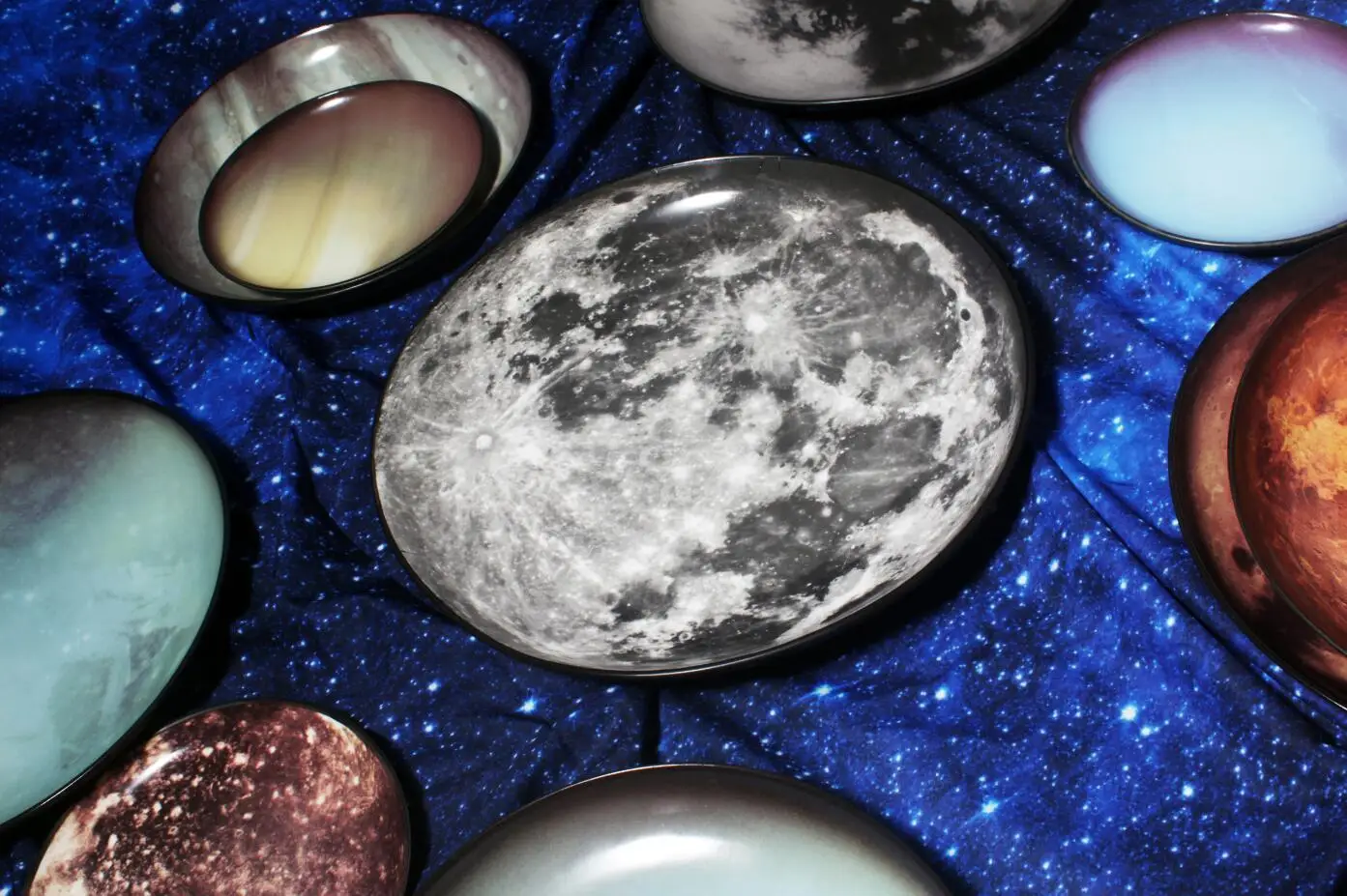 Космическая планета пластина Cosmic Star настенные декоративные Вселенной блюдо