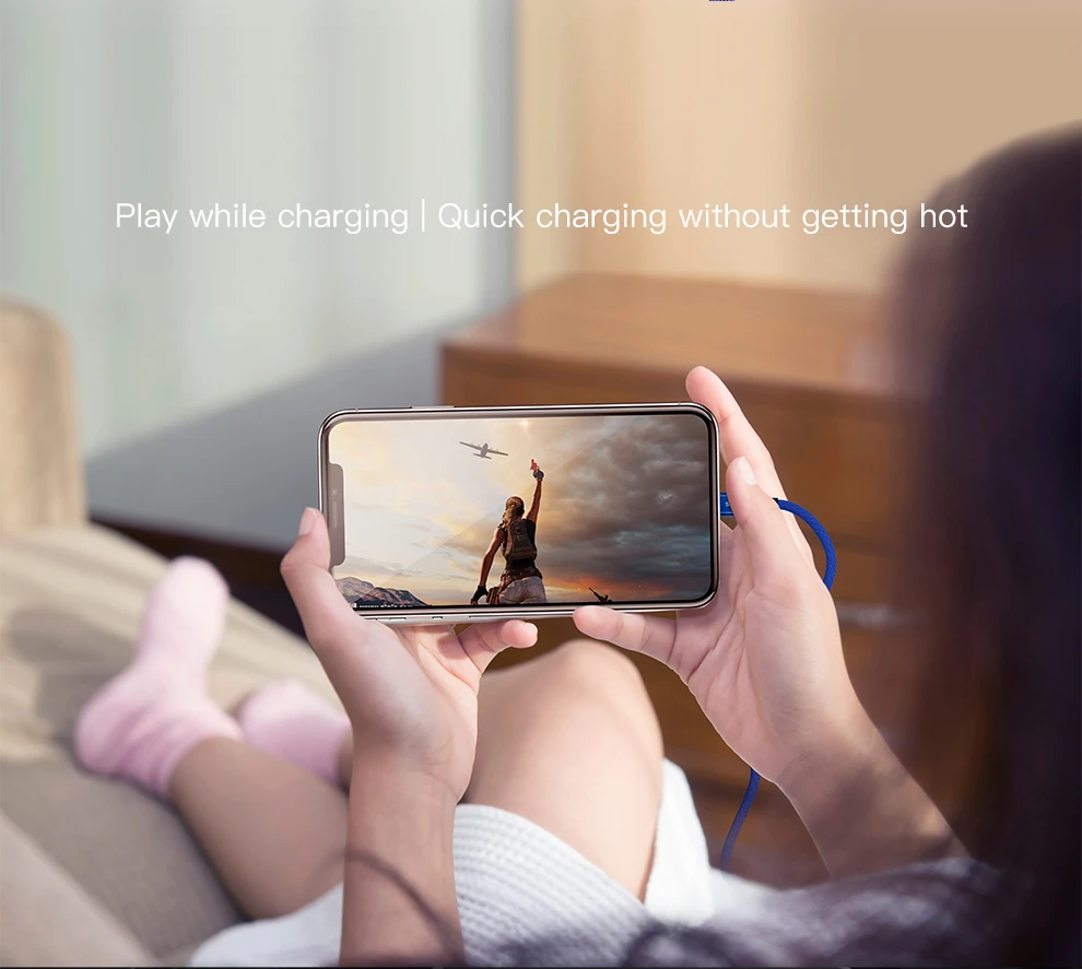 Usb-кабель Baseus для iPhone Xs Max, XR, X, 8, 7, 7 plus, 6 5S, быстрая зарядка для iPhone, iPad, iPod, синхронизация данных, 8-контактный usb-кабель, провод