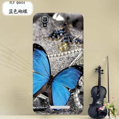 Новое поступление чехол для Fly iq4414 Цветной рисунок жесткий роспись iq4414|case for fly|case