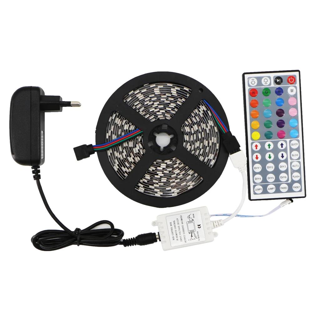 5 М SMD 5050 RGB Гибкие СВЕТОДИОДНЫЕ Полосы Света Комплект 300 Светодиодов 60