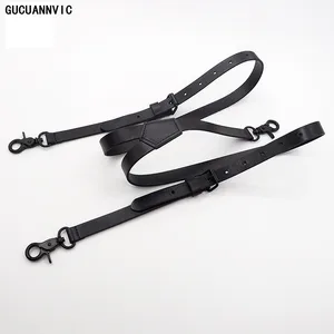 Новый высококачественный черный крюк ретро-моды бретель Cam Men Strap Женские кожаные подтяжки джинсы женские  Модный дикий ремень женский портупея