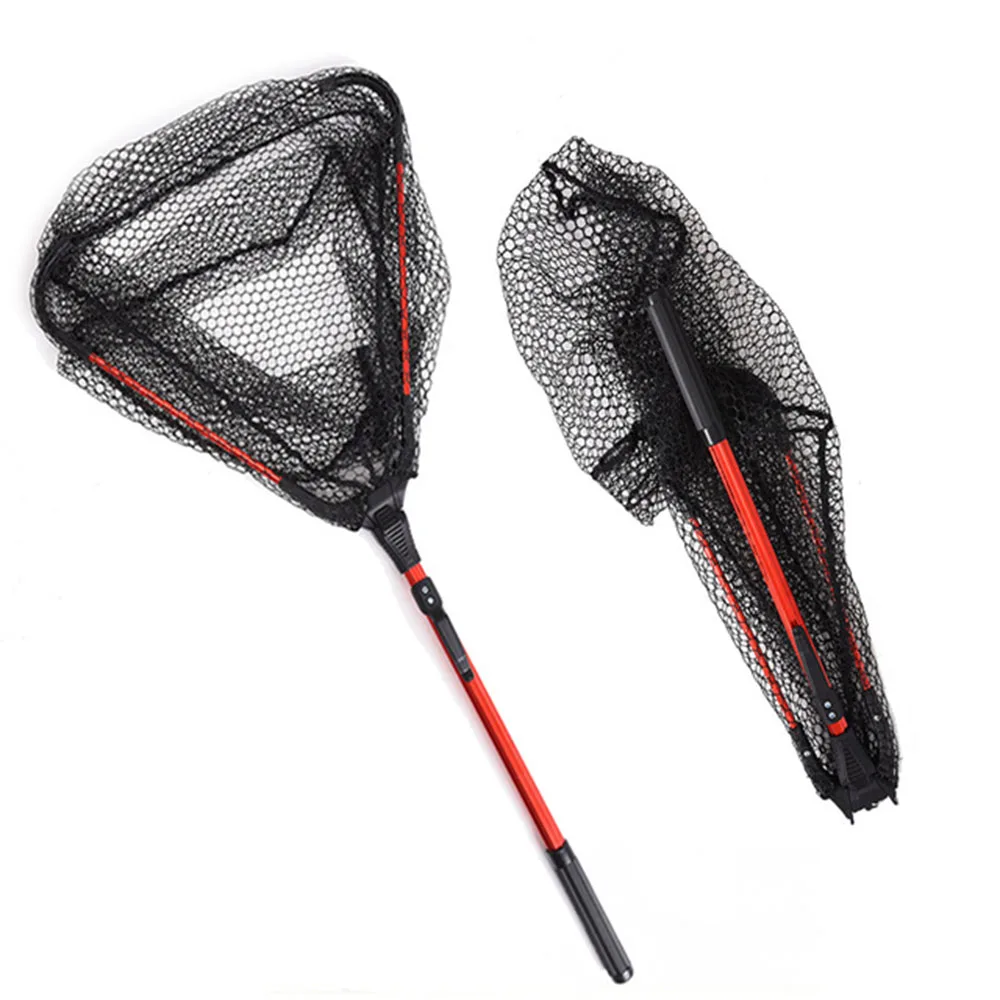 Раздвижная рыболовная сеть 80 см из алюминиевого сплава телескопическая складная