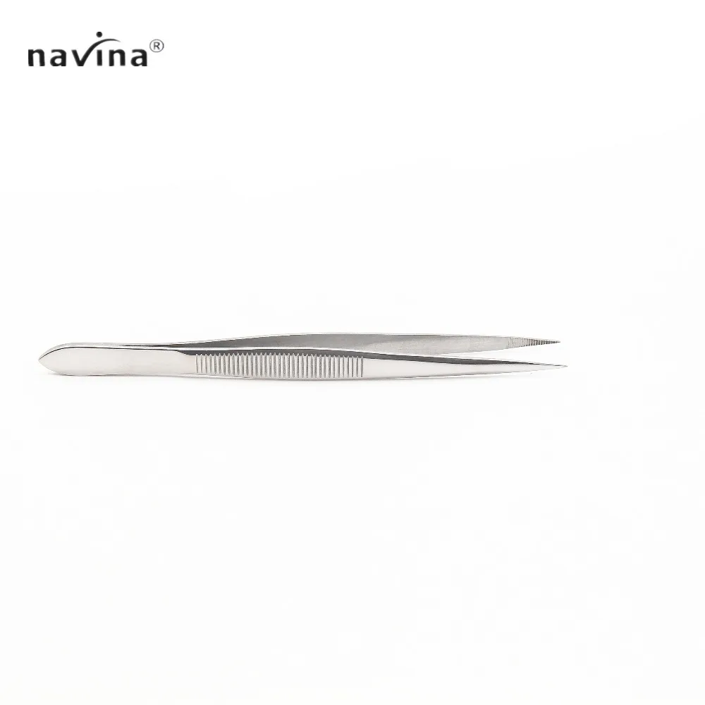 Пинцет для ресниц NAVINA Pro Flase безопасный Антистатический пинцет из нержавеющей