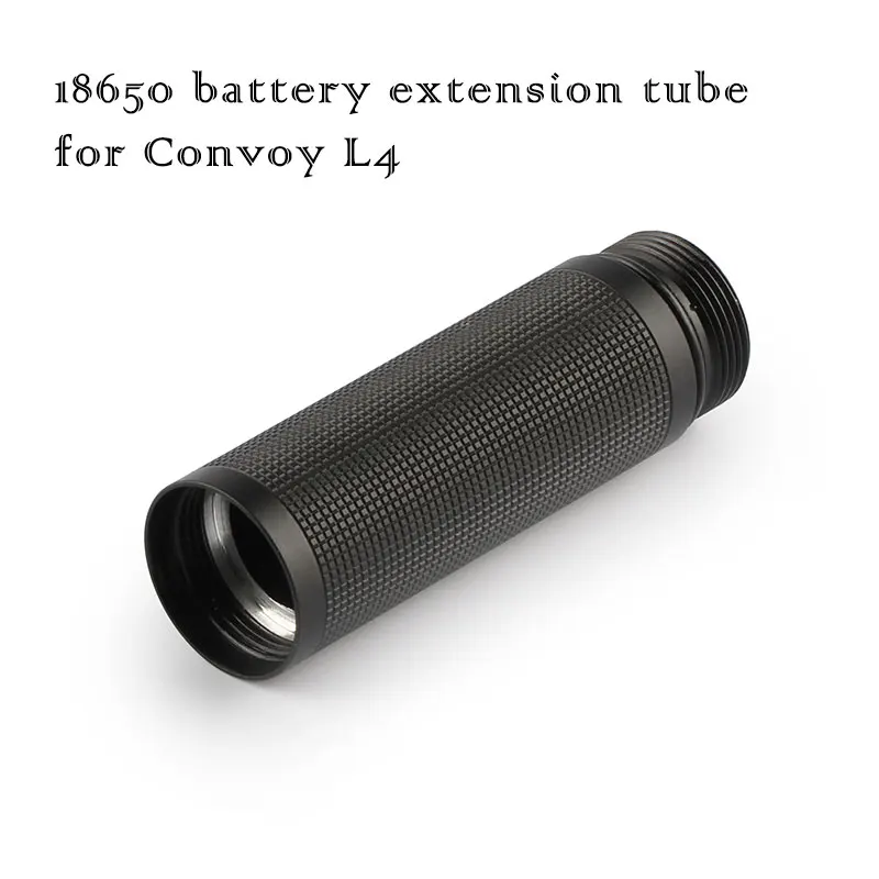 Удлинитель аккумулятора 18650 для фонарика Convoy L4|18650 extension tube|extension tube 18650convoy |