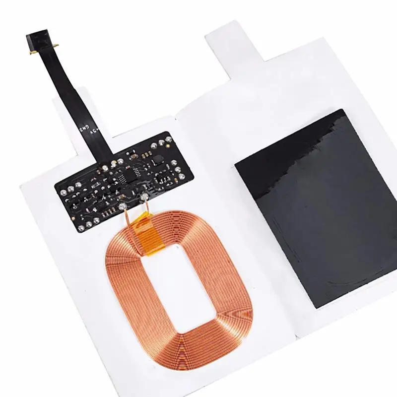 Микро USB Qi Беспроводное зарядное устройство приемник зарядный адаптер приемный