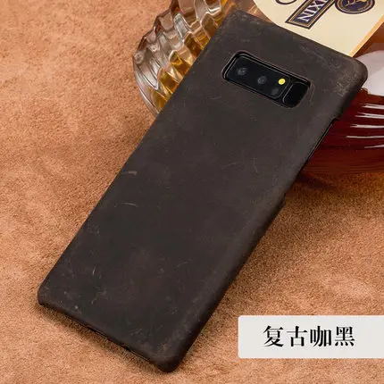 LS13 из натуральной кожи наполовину завернутый чехол для samsung Galaxy Note 5 чехол для телефона для samsung Galaxy Note 5 кожаный чехол - Цвет: Coffee