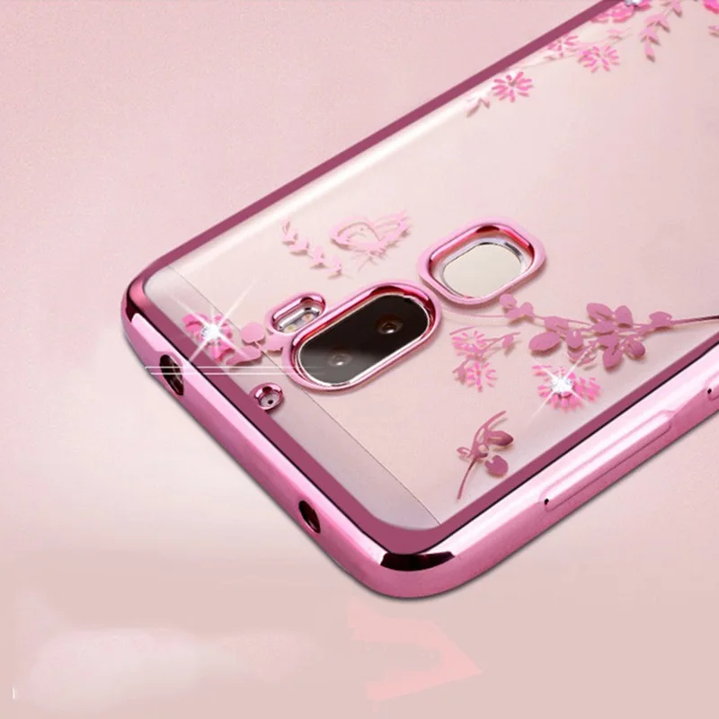 For Huawei honor 6x case Luxury Diamond Flowers Secret Garden Soft Silcone TPU phone Back Cover |