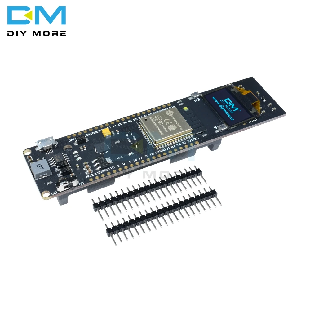 ESP32 ESP-32 ESP8266 0,96 дюймовый OLED дисплей 18650 литиевая батарея WiFi Bluetooth щит макетная плата CP2102 модуль - Цвет: Синий