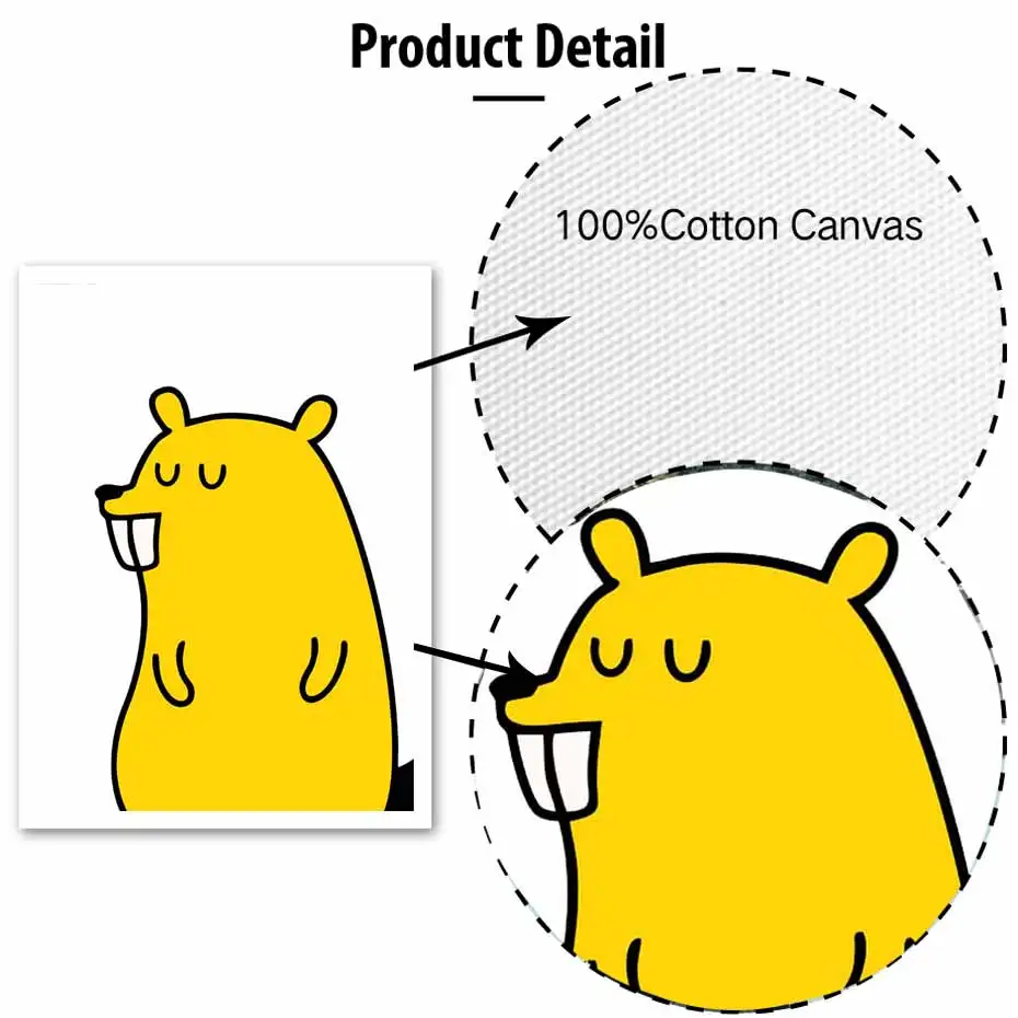 Красочные Мультяшные животные Фламинго медведь плакаты принты милый динозавр