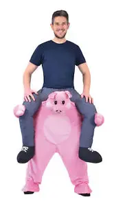 pig 1 Новинка, штаны с козырьком, вечерние костюмы с единорогом, костюмы-талисман, одежда для костюмированной вечеринки - Цвет: pig 1