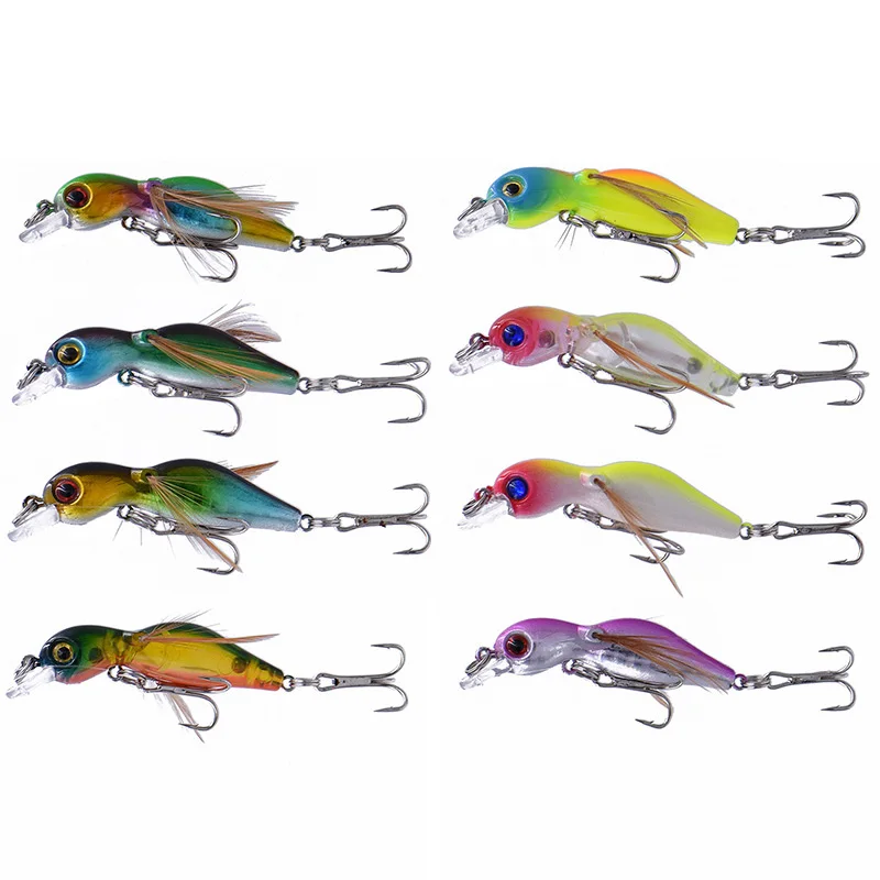 

1Pcsa 3.2cm 4.5g Grasshopper Fishing Lure Top Water Insect Bait 6g/4.5cm Bass Fishing Hooks Tackle Fishing Accessories