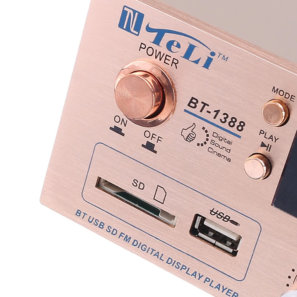 800 Вт HIFI 2 канала домашнего bluetooth стерео усилитель караоке FM радио USB SD Мощность Проекторы для домашнего кинотеатра с пультом дистанционного управления