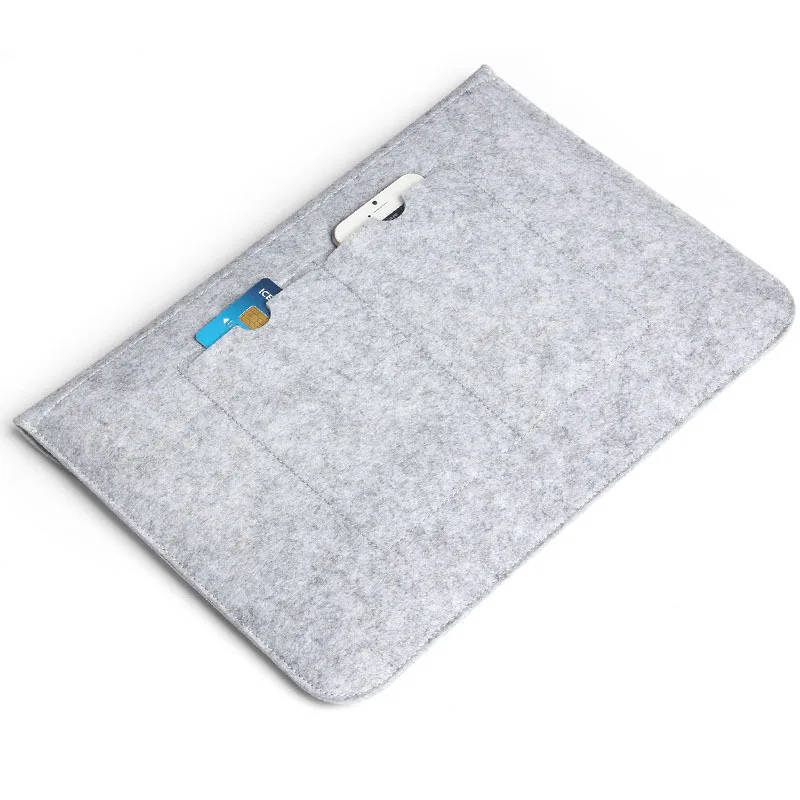 Деловой модный шерстяной фетровый ультрабук для ноутбука сумка для Apple Macbook Air Pro Retina чехол 11 12 13 1" чехол+ сумка для проводов Small USB Charger bags Drop shipping/ Wholesale