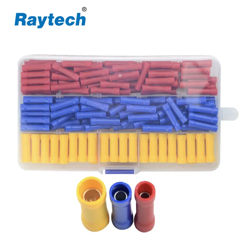 100Pieces Insulated Copper Wire Butt Connector Electrical Crimp Terminals | Обустройство дома