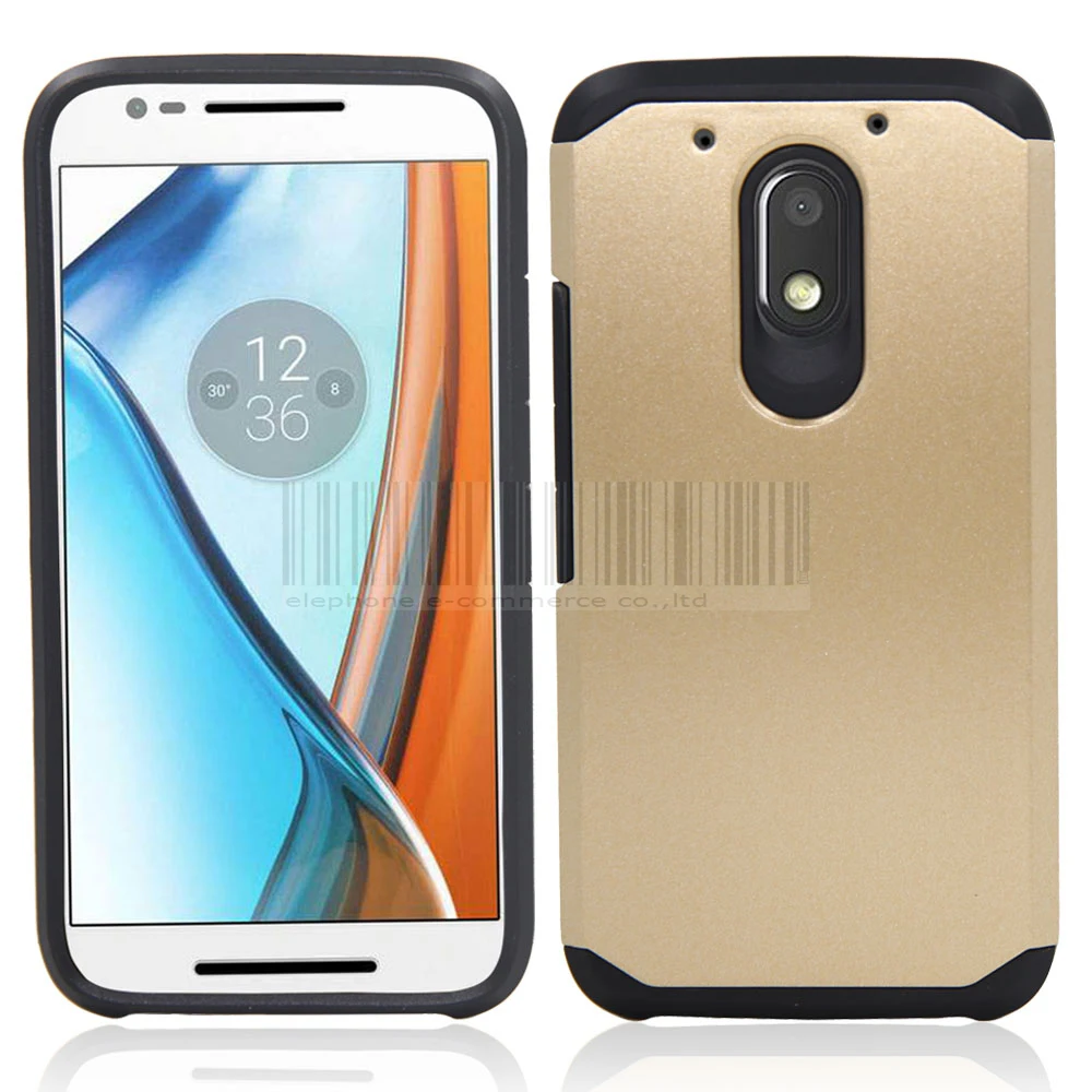 Чехол для Motorola Moto E3 G4 Z Play Plus двухслойный тонкий гибридный противоударный