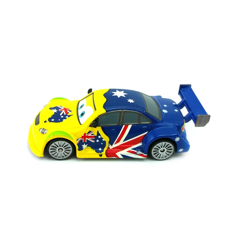 Disney Pixar Автомобили морозный Австралия 1:55 Diecast металла Игрушечная машина из сплава