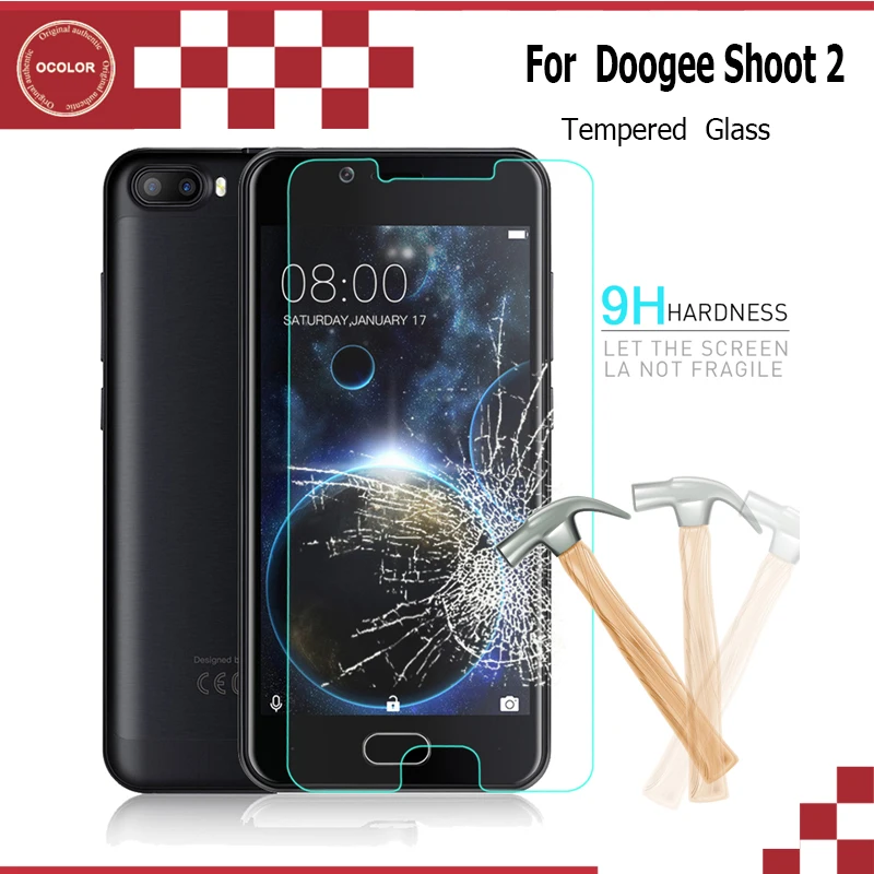 Ocolor Для Doogee Shoot 2 пленка из закаленного стекла Переднее стекло на экран протектор