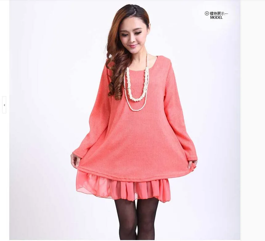 2019 New Winter Sweaters Dress Women Big Oversized Knitted Chiffon Pullovers Plus Size L~4XL Long Sweater Casual Knitwear Poncho | Женская