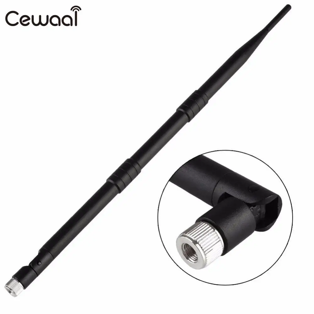 Cewaal Новый 2 4 ГГц RP-SMA мужской 16dBi WI-FI Booster Беспроводная всенаправленная антенна WLAN