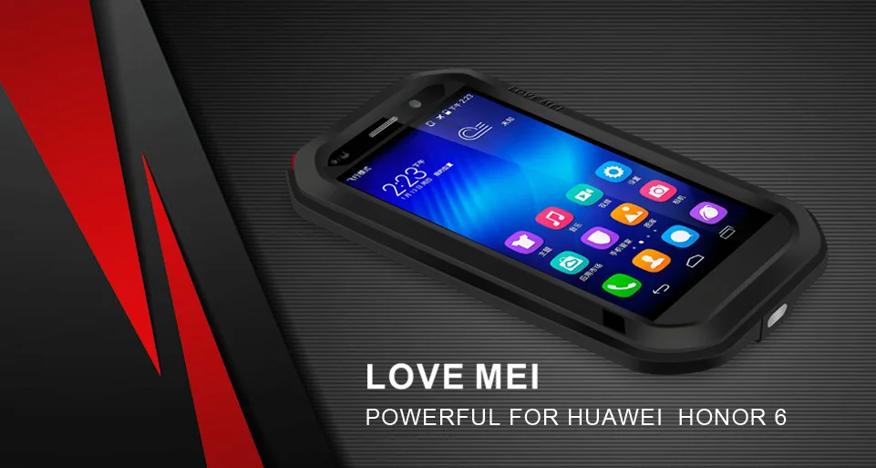 LOVE MEI Life водонепроницаемый металлический чехол для телефона для HUAWEI mate 8 9 mate Magic 9 Pro P7 P9 Plus Phone 3 Proof Cover