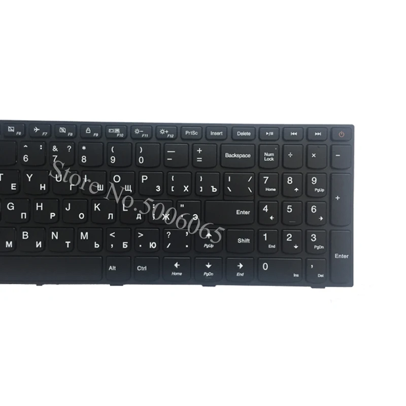 Новая русская клавиатура для Lenovo IdeaPad 110-15ISK 110-15IKB 110-17ACL 110-17IKB 110-17ISK черная |