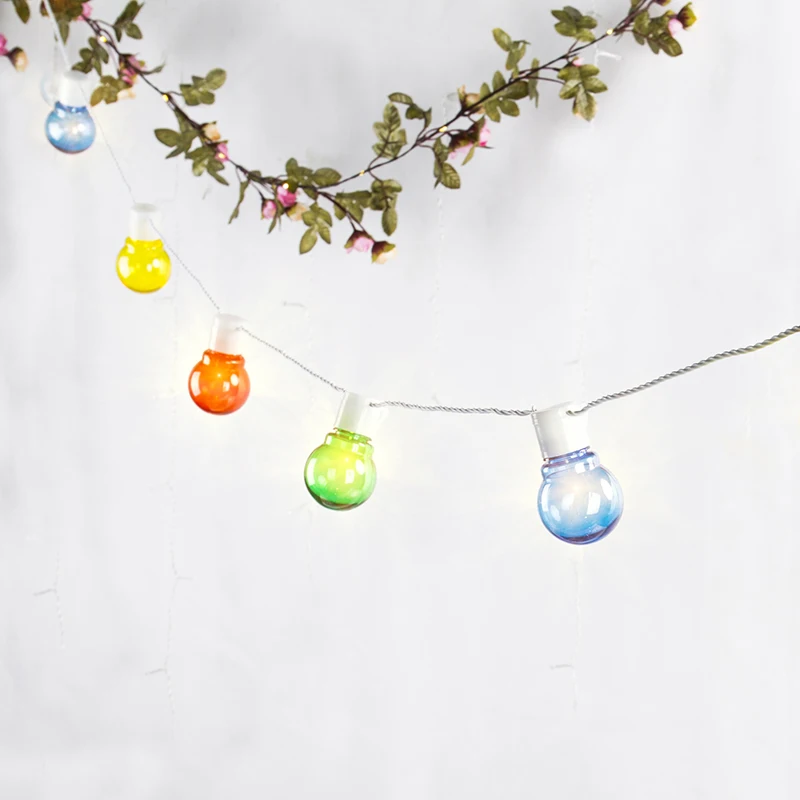 Гирлянда светодиодная G50 с круглыми шариками 6 м 20 шт.|plug in string lights|fairy lightsfairy lights white