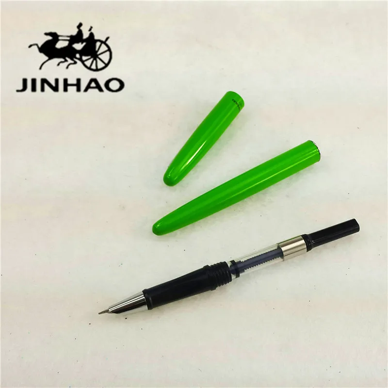 1 шт./лот Зеленый JINHAO Ручки Jinhao 321 Fountain Pen Caneta Tinteiro Чернилами Канцелярские Papelaria