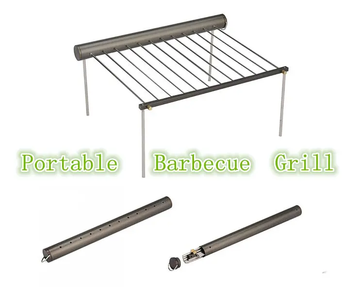 Srdwos Портативный уголь из нержавеющей стали кемпинг мини Принадлежности для