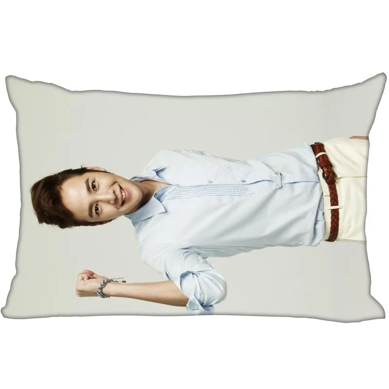 Горячая KPOP Jang Keun Suk Наволочка декоративная наволочка на молнии атласная на заказ ваше изображение больше размера - Цвет: 1