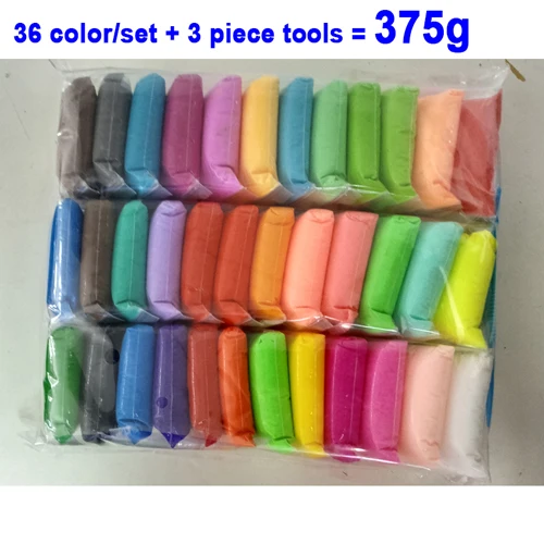 36 color 36 цветов, светильник, пластилин, развивающие игрушки, безопасный, цветной, на воздухе, сухой полимерный пластилин, для детей, сделай сам, фруктовый торт, слизи, светильник, мягкая глина, игрушка в подарок - Цвет: 36 color
