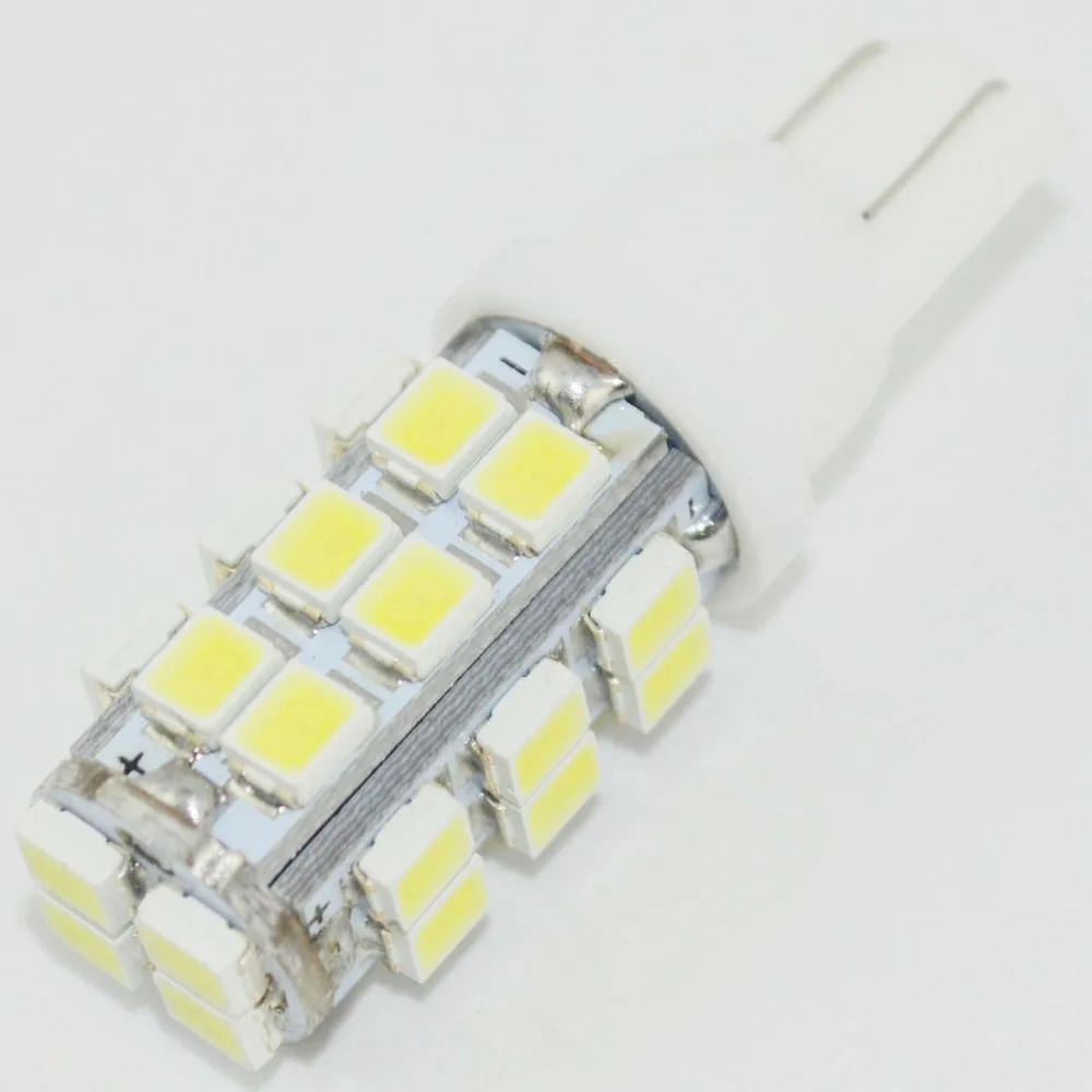 Лидер продаж 50 шт./лот 12 В 1210 T10 белый 28 SMD СВЕТОДИОДНЫЙ светильник 168 194 W5W