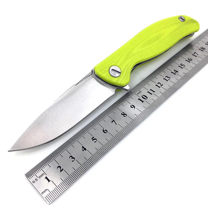 BGT F3 EVO складной нож G10 ручка тактический охотничий Карманный Флиппер ножи боевой Кемпинг EDC инструменты с шариковым подшипником - Цвет: EVO Green