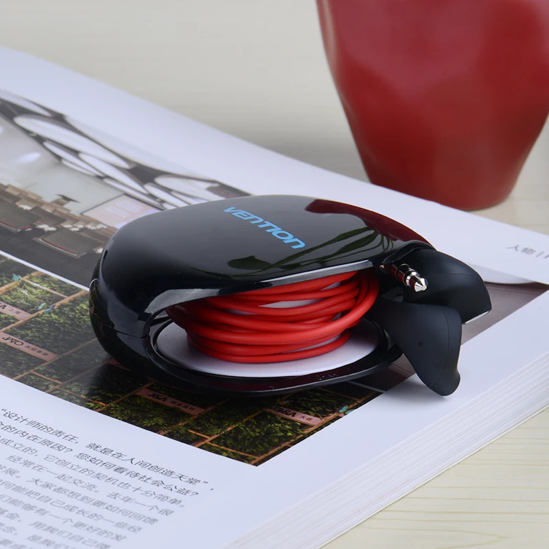 Vention Авто кабель Шнур провода Организатор Моталки Держатель смарт для наушников