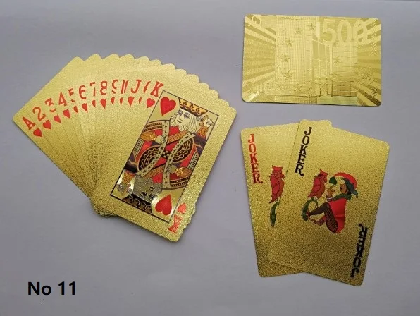 Новое прибытие картас покер карты пластиковые игральные карты Speelkaarten Jeu De Carte Juego De Cartas покер звезды Волшебная карточная игра - Цвет: No 11