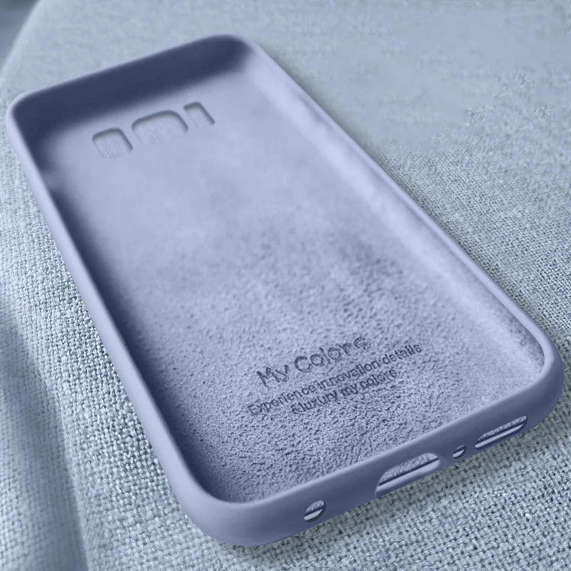 Официальный чехол FCOWB для samsung s9 из жидкого силикона роскошный брендовый телефона
