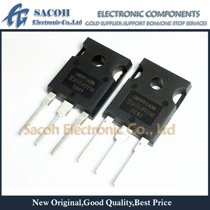 New Original 5Pairs(10PCS)/Lot IRFP9140N IRFP9140 9140 + IRFP140N IRFP140 140 TO-247 N-ch +P-ch 23A 100V Power MOSFET Transistor