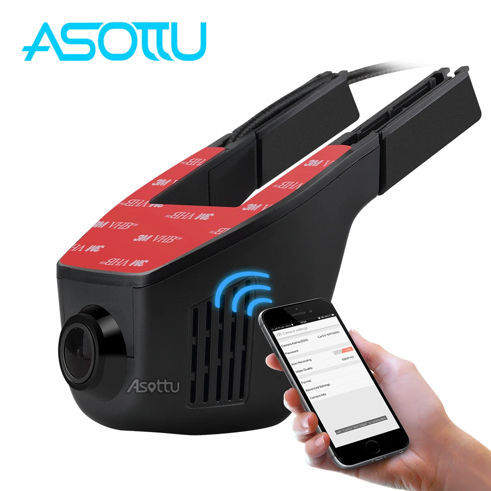 Новый 1920*1080 P Автомобильный Wifi видеорегистратор Универсальная Установка как