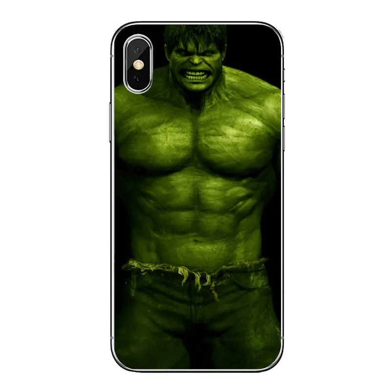 Мягкий чехол для iPod Touch iPhone 4 4S 5 5S 5C SE 6 S 7 8 X XR XS Plus MAX Марвел комиксы Халк Crazy Superhero rotor