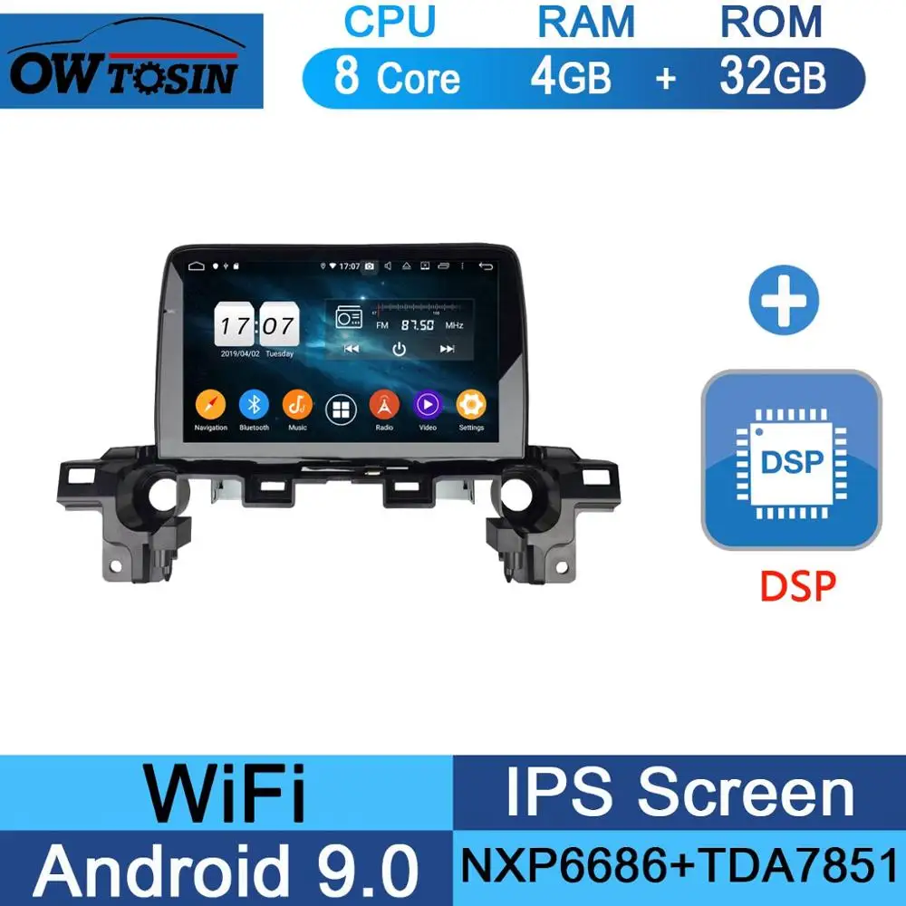 32G DSP " ips Android 9,0 8 ядерный 4G+ 64G Автомобильный мультимедийный плеер для Mazda CX-5 CX5 CX 5 Parrot BT gps навигация радио - Цвет: 32G DSP