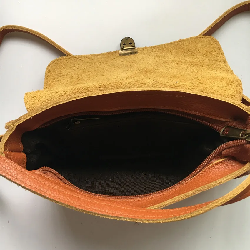 Женская сумка через плечо из 100% натуральной кожи маленькие сумки ручной работы