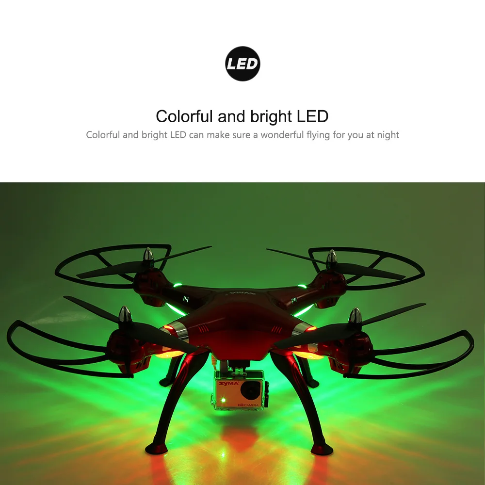 Профессиональный UAV Syma X8HG (X8G Upgrade) 2 4G 4CH 6 осевой гироскоп RC вертолет Квадрокоптер