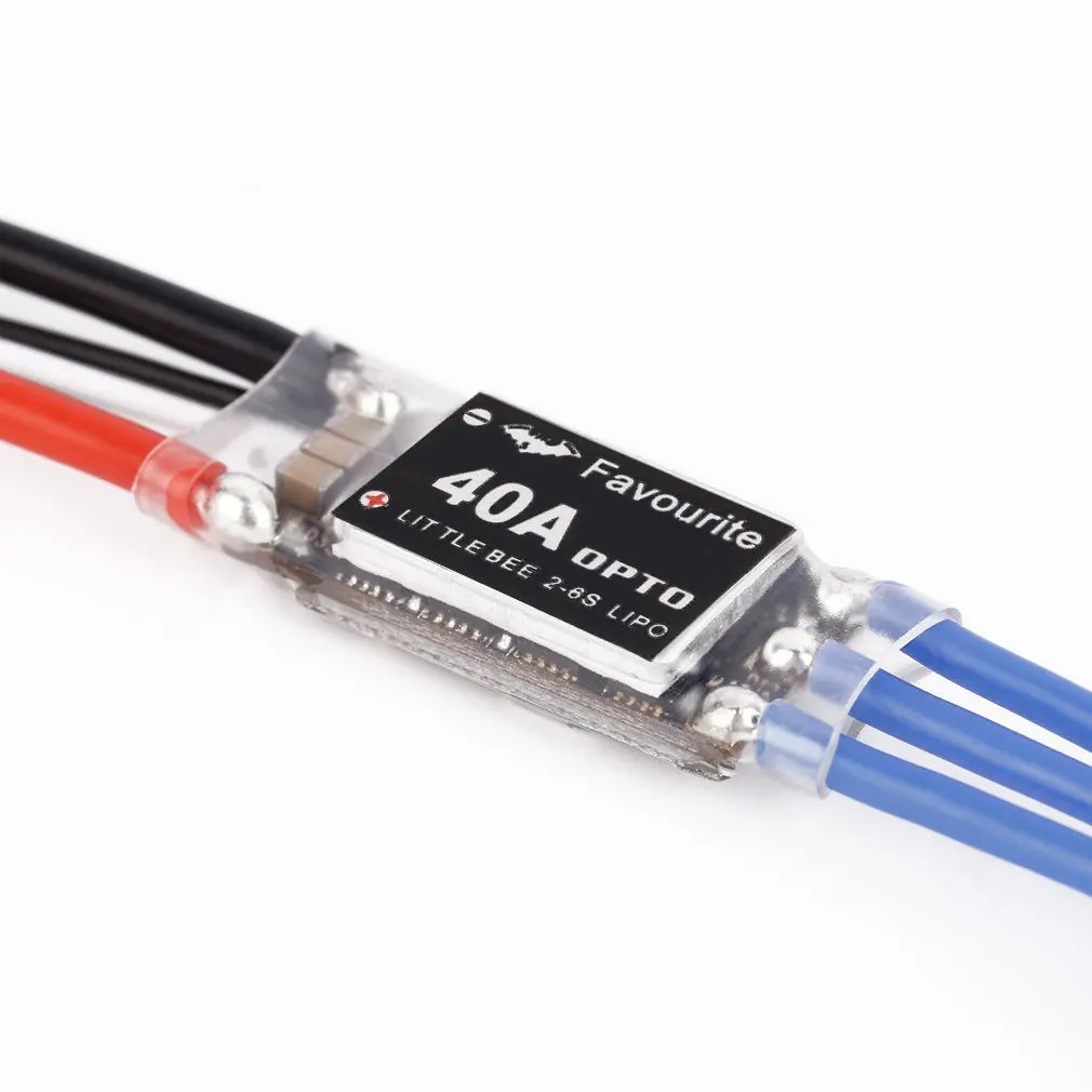 Little Bee 40A 2-6 S LiPoly Violent OPTO ESC Электрический контроль скорости (No BEC) | Игрушки и хобби