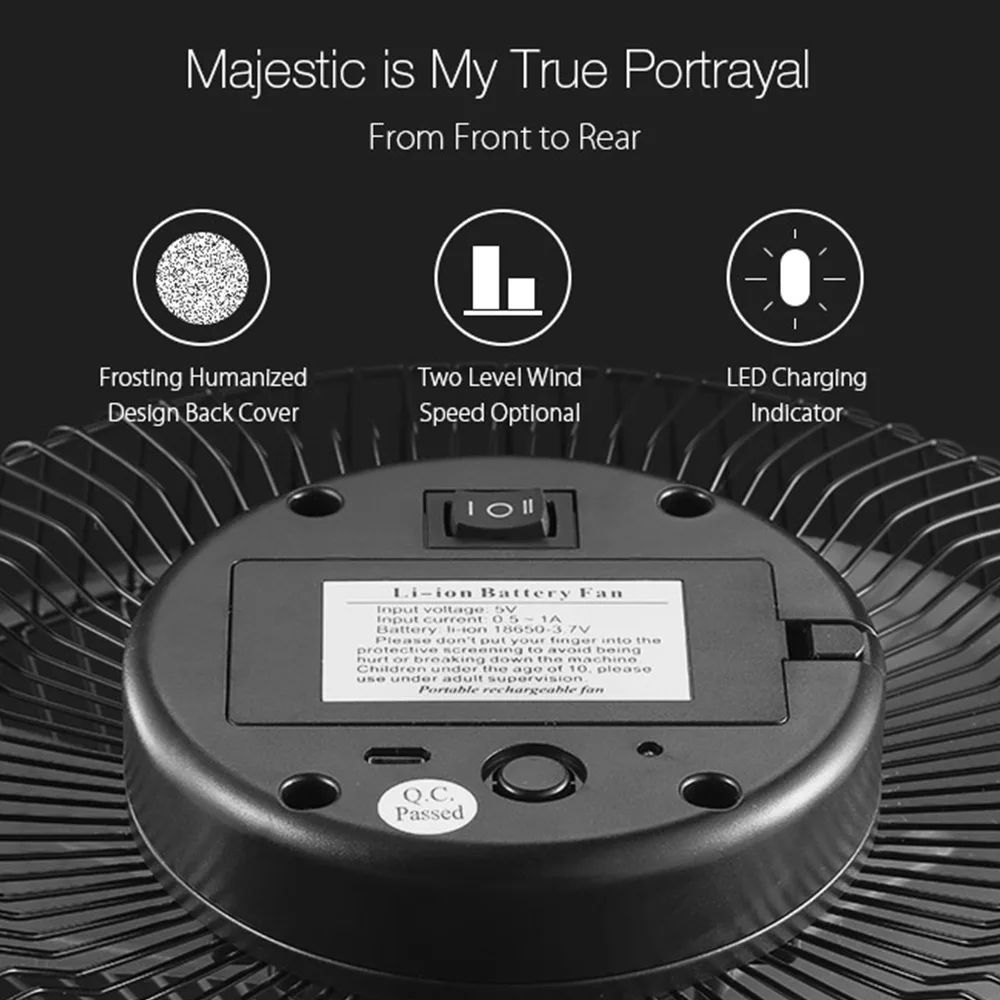 Digoo DF-101 10 дюймовые настольные вентиляторы электрические металлические