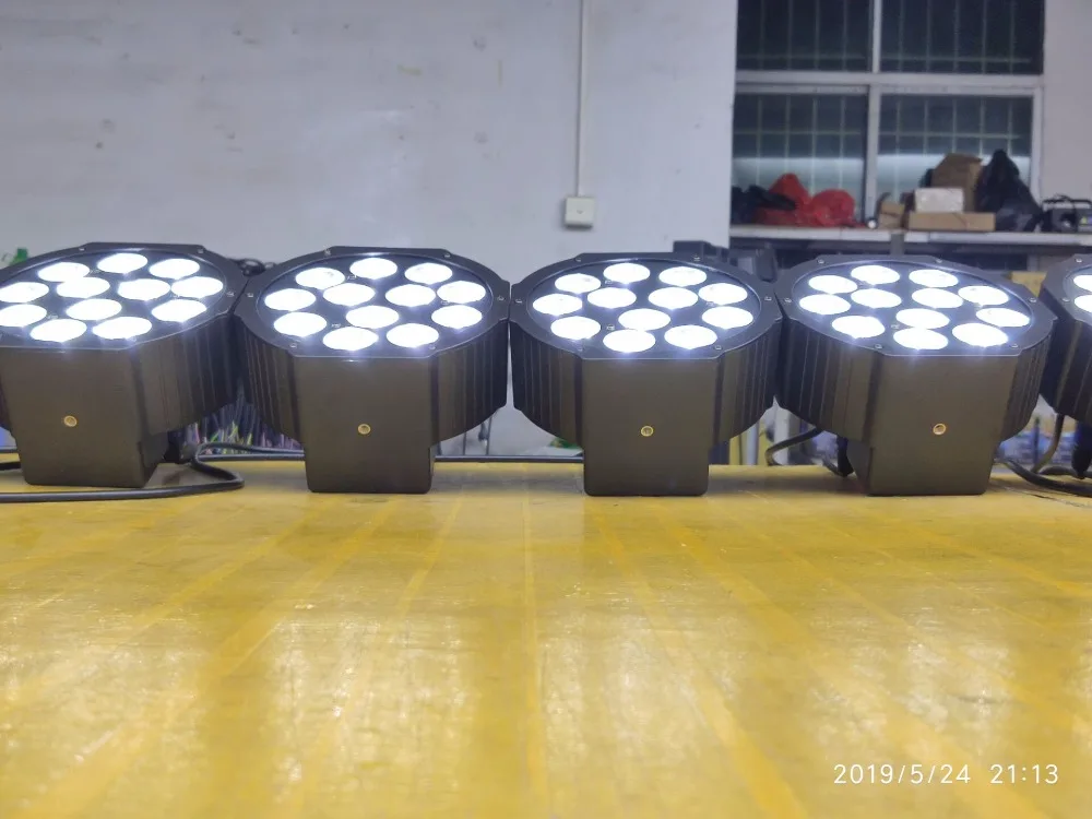 RGBW 7X12 Вт Светодиодный светильник с плоским паром dmx512 контрольный сценический диско-светильник/светодиодный светильник для мытья dj оборудование