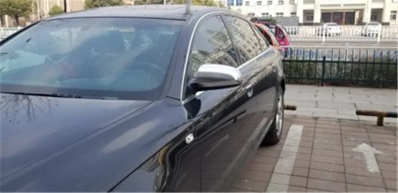 Автомобильные аксессуары для Audi A4 B7 A6 C5 S4 A3 02-10 матовое серебряное зеркало заднего вида крышки бокового зеркала для audi A6C5 A4 2000-2008