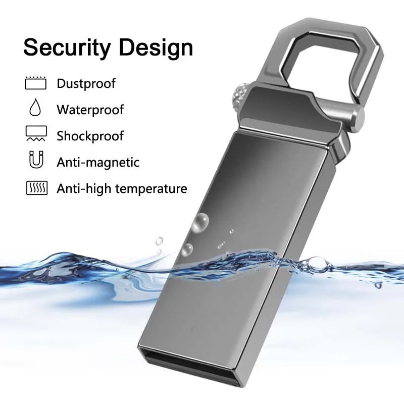 USB флеш-накопитель 64 ГБ Высокоскоростной 32 Гб 128 8 16 водонепроницаемый