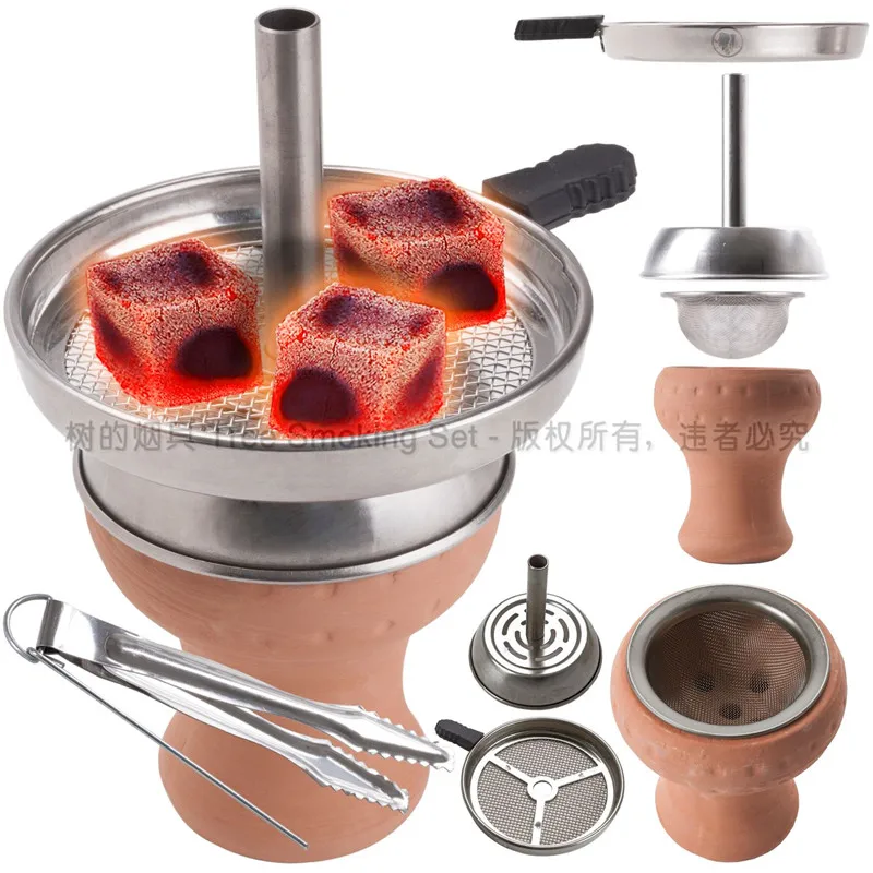 5 шт. табачная чаша tabak sieb seflex B & S SHISHA EINLAGESIEB EDELSTAHL Kaminkopf набор Kohlezange Kaminaufsatz Tonkopf Tabak
